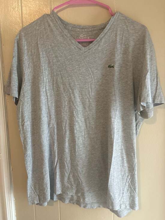 Lacoste Other - Lacoste Men's Short Sleeve V-Neck Pima Cotton T-Shirt